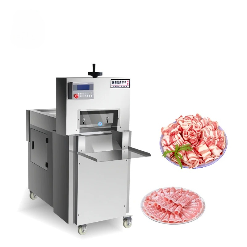 Meat Slicer Machine - آلة تقطيع اللحوم المجمدة، تستخدم لتقطيع