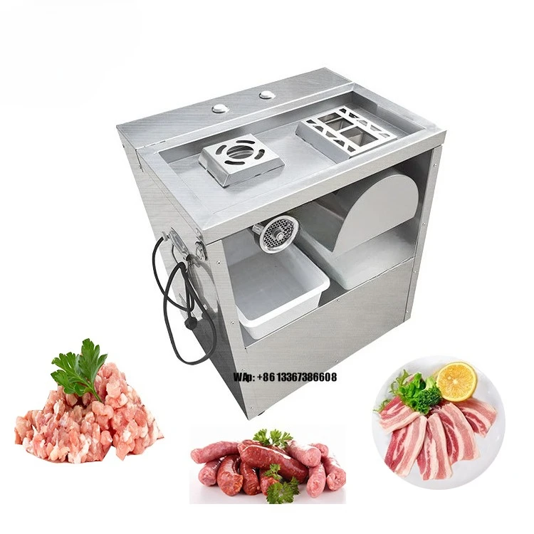 Meat Slicer Machine - آلة متعددة الوظائف لتقطيع اللحوم الطازجة،