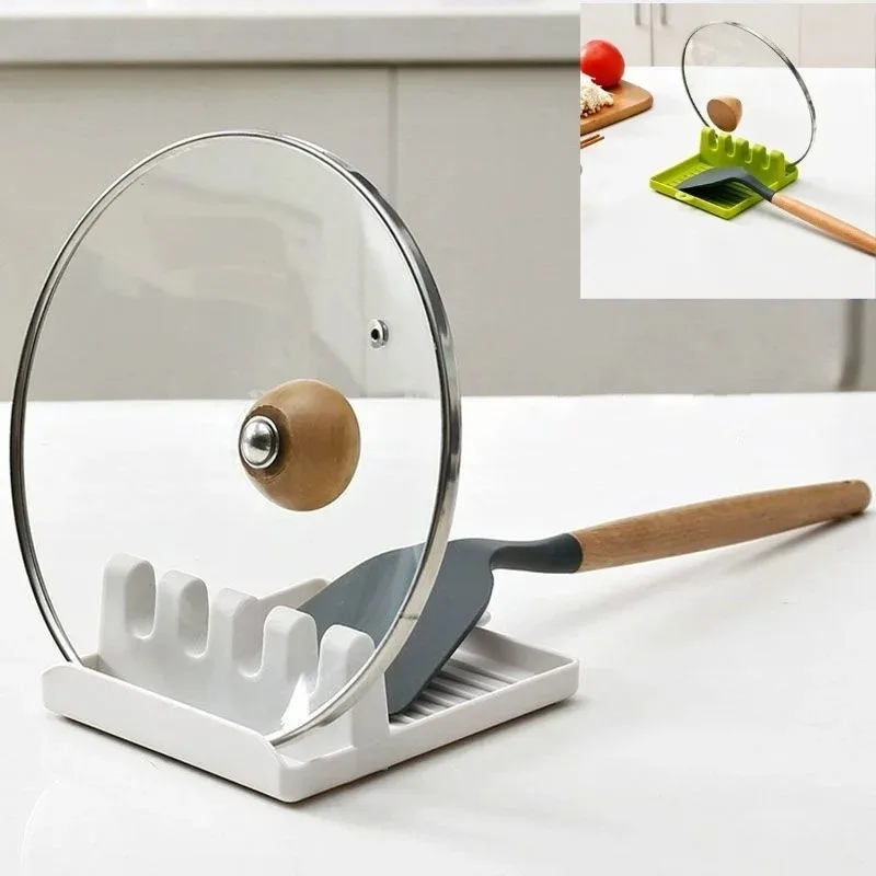 Commercial Kitchen Utensil Holder - حامل غطاء المقلاة يدعم الملاعق غطاء