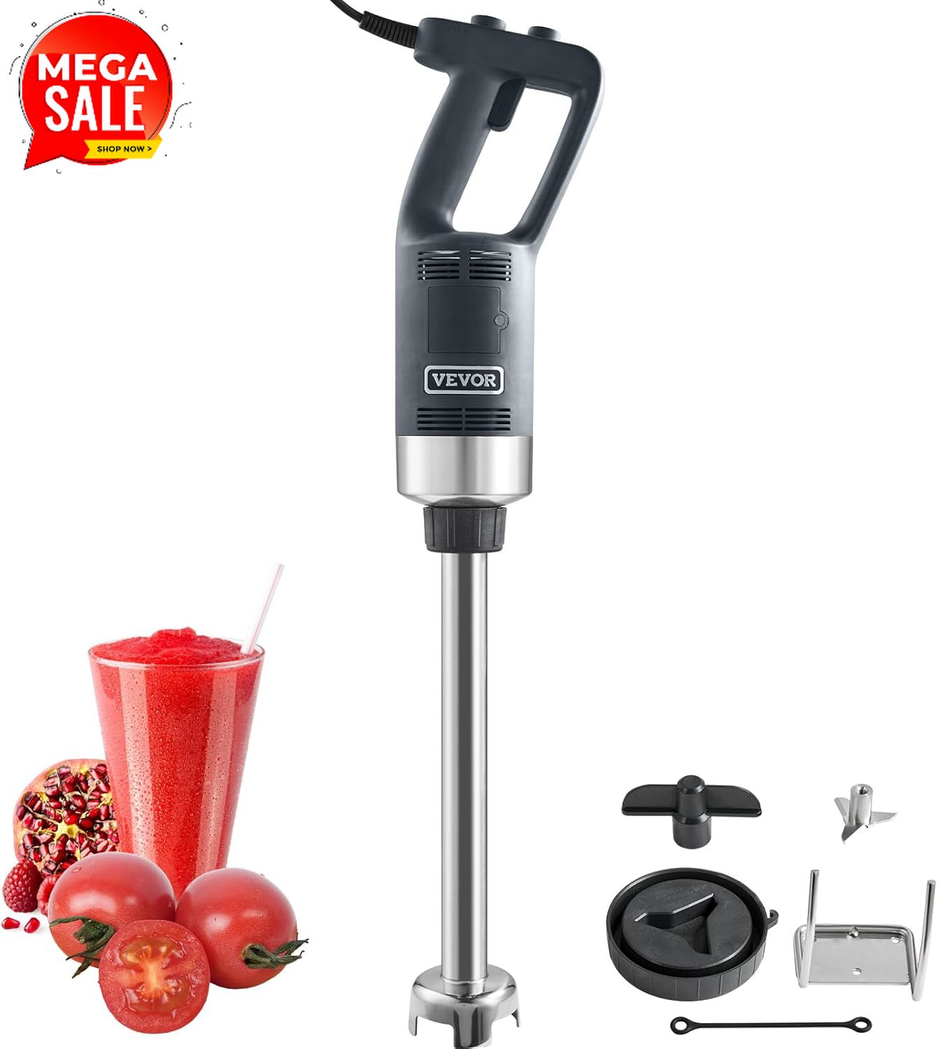 Commercial Blender Heavy Duty - خلاط يدوي تجاري، 750 واط، 16