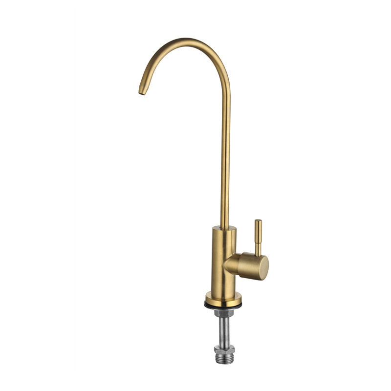 Commercial Kitchen Faucet - الفولاذ المقاوم للصدأ الذهب نحى تنقية