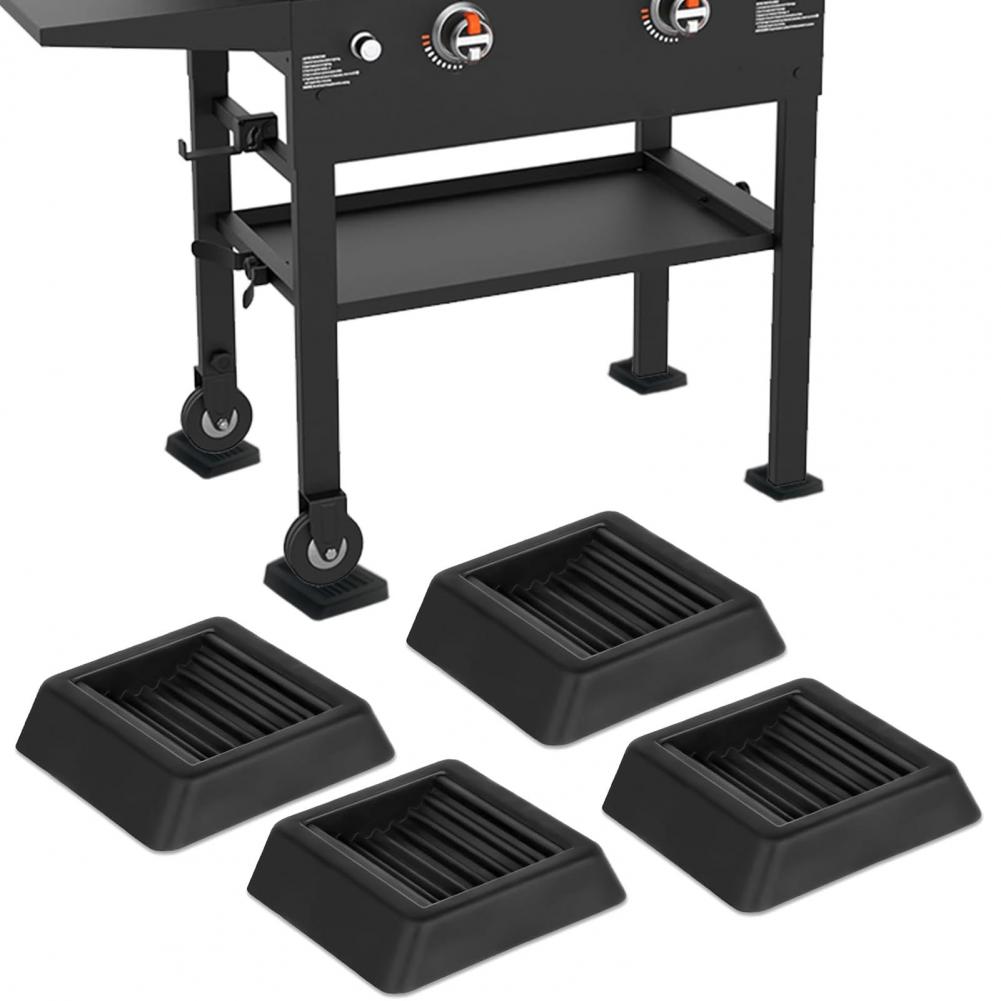 Electric Griddle Flat Top - أداة سطح الطهي، طقم 4 قطع