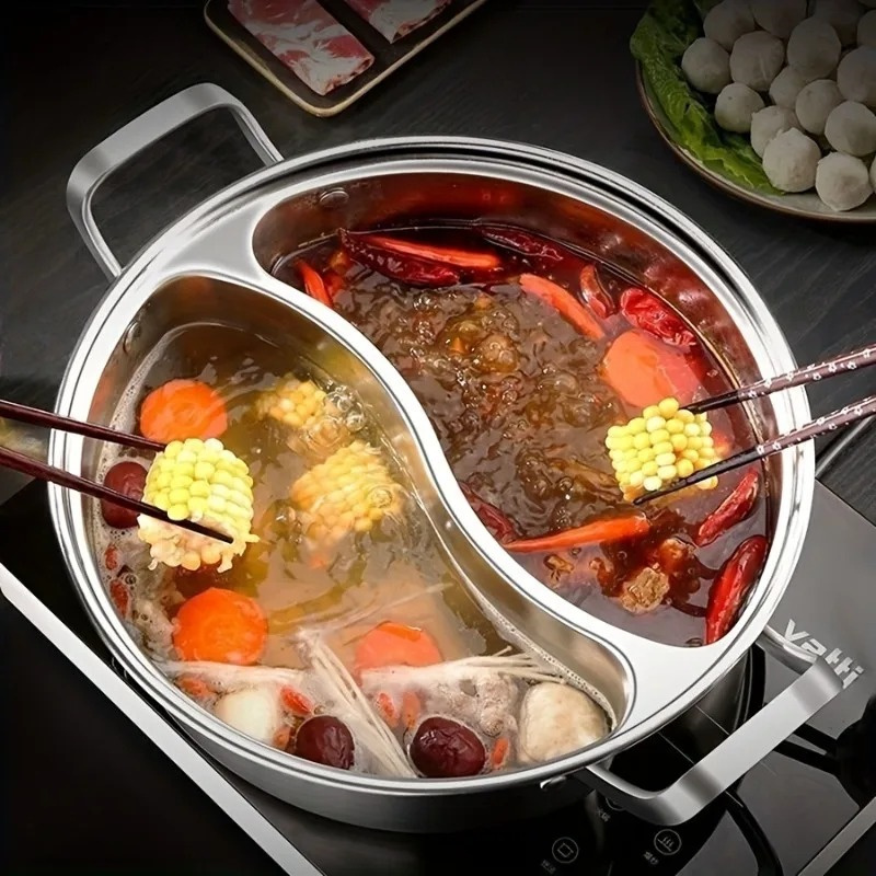 قدر طهي صيني مزدوج من الفولاذ  - مراجعة Soup Kettle Warmer وسعره
