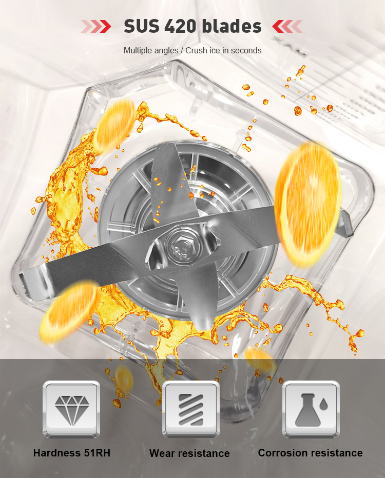 خلاط عالي القوة سعة 1.8 لتر لل - مراجعة Commercial Blender Heavy Duty وسعره