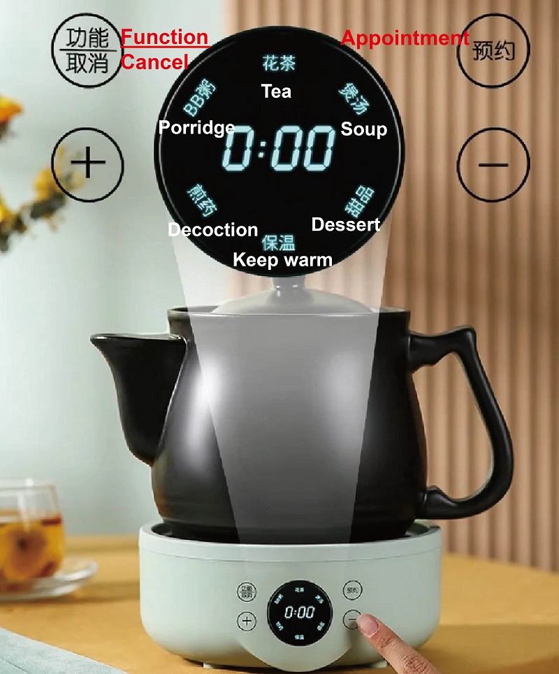 1.8L وعاء الحساء الكهربائي 9.5 - مراجعة Soup Kettle Warmer وسعره