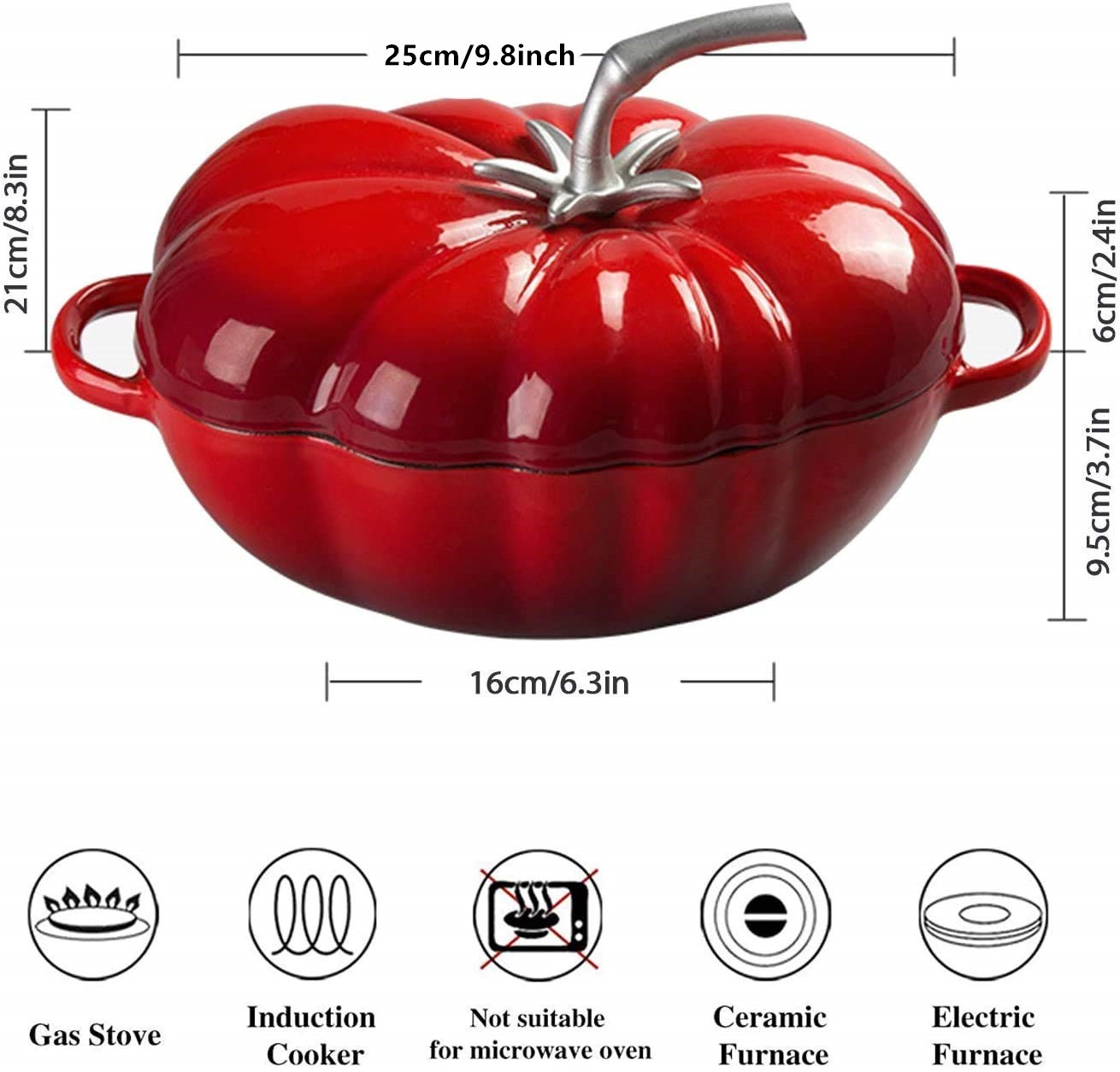 فرن هولندي من الحديد الزهر مطل - مراجعة Soup Kettle Warmer وسعره