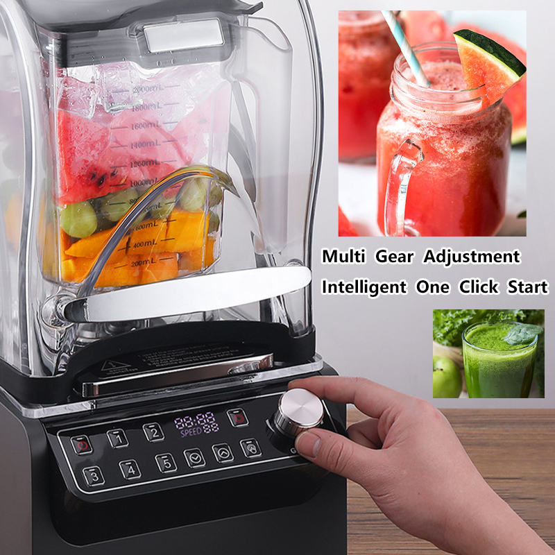1800 واط آلة خلاط الثلج التجار - مراجعة Commercial Blender Heavy Duty وسعره