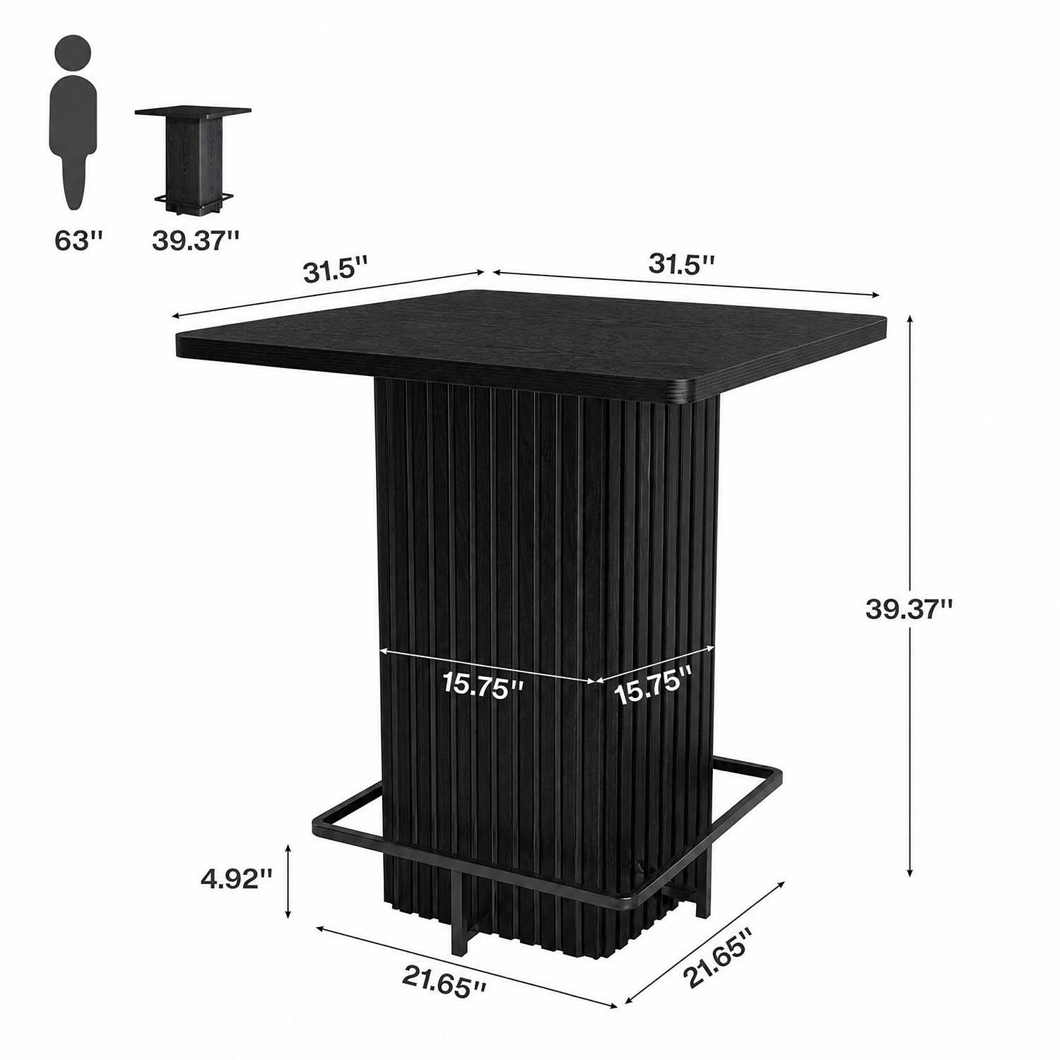 طاولة بار مربعة بارتفاع 31.5 ب - مراجعة Commercial Kitchen Prep Table وسعره