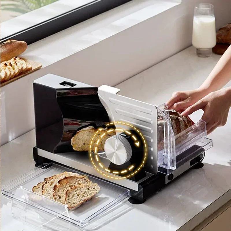 آلة تقطيع اللحوم الكهربائية ال - مراجعة Meat Slicer Machine وسعره