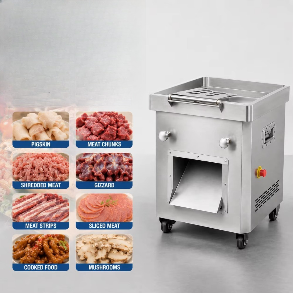 آلة تقطيع اللحوم الأوتوماتيكية - مراجعة Meat Slicer Machine وسعره