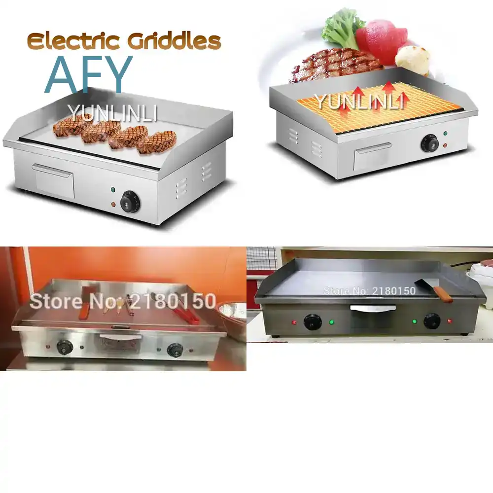 شوايات كهربائية تجارية متعددة  - مراجعة Electric Griddle Flat Top وسعره