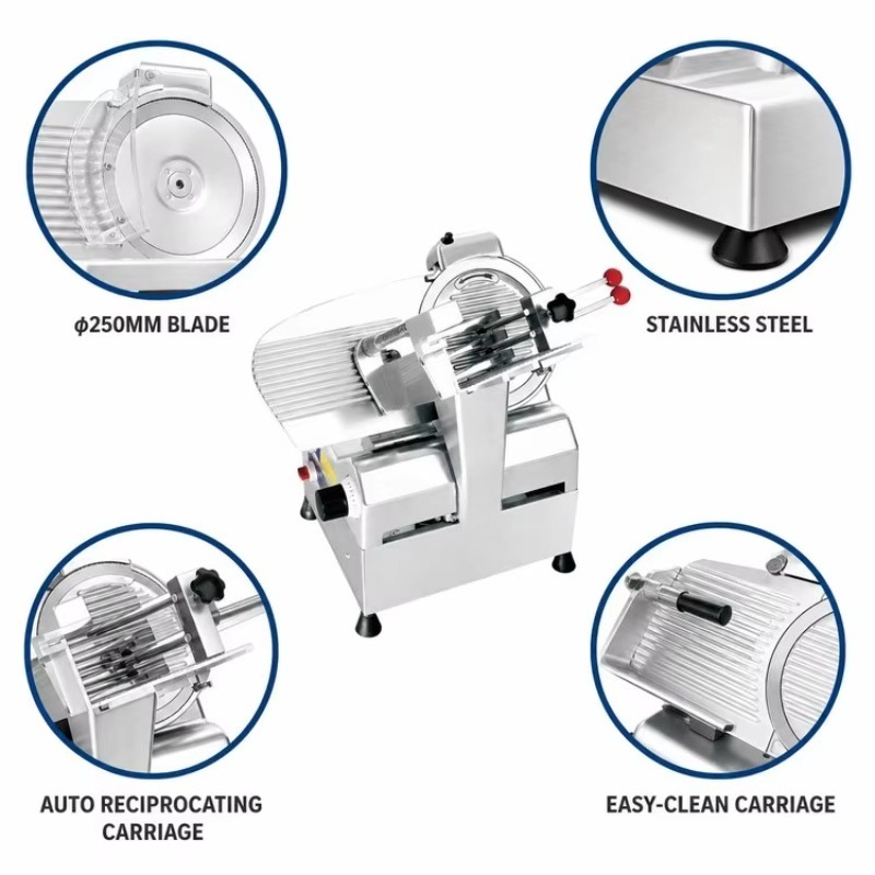 مورد آلة تقطيع اللحوم التجارية - مراجعة Meat Slicer Machine وسعره