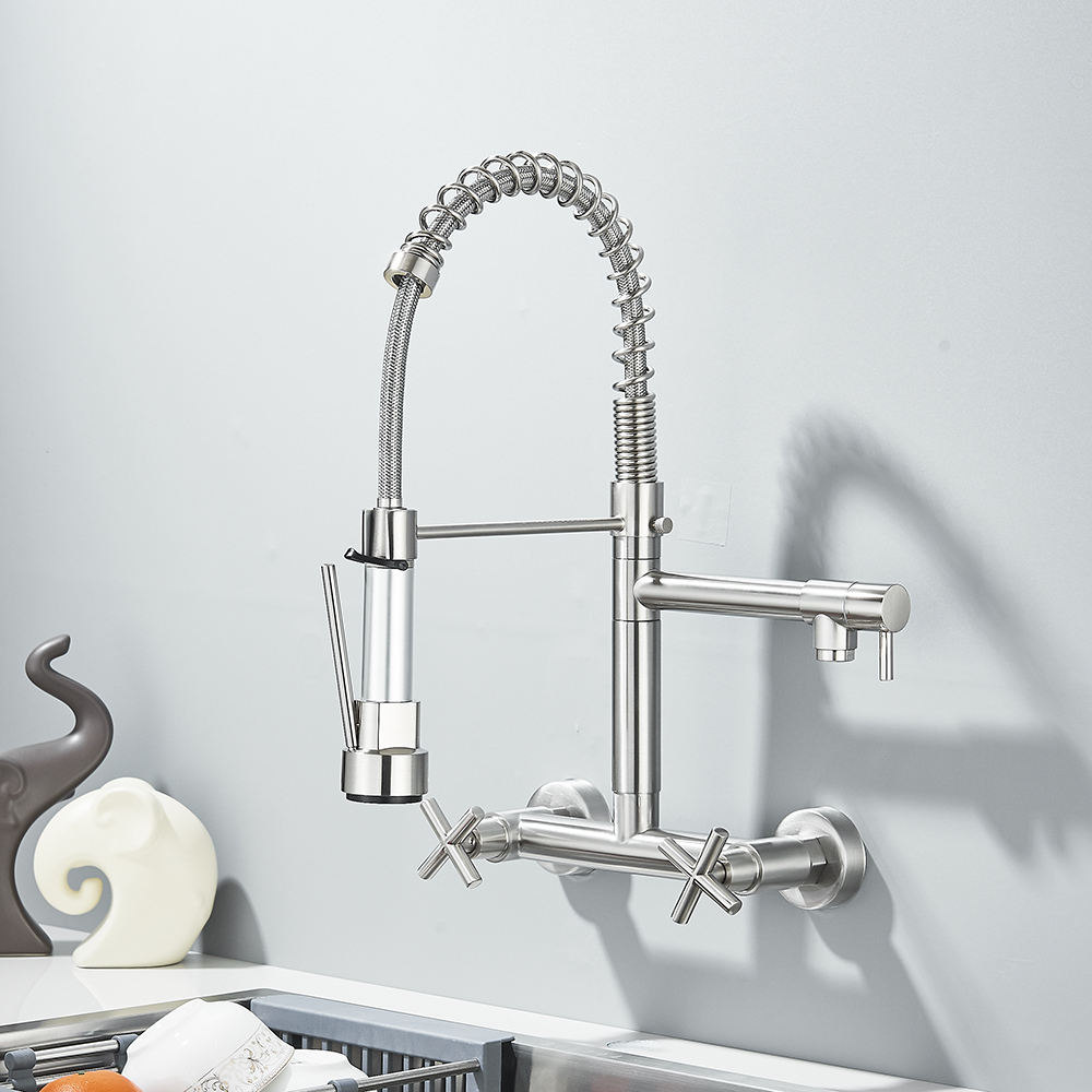 صنبور المطبخ الأسود دوران 360  - مراجعة Commercial Kitchen Faucet وسعره