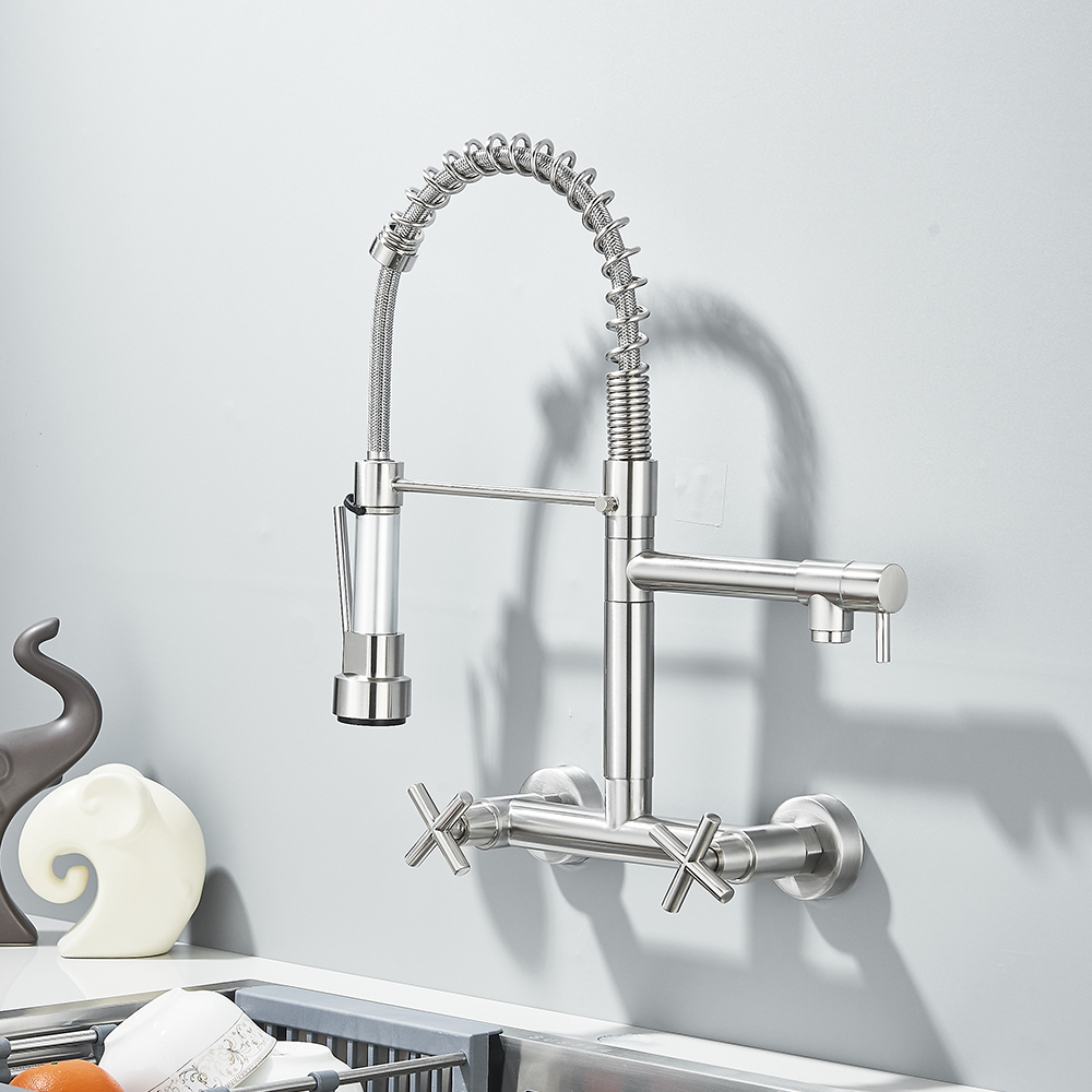 صنبور المطبخ الأسود دوران 360  - مراجعة Commercial Kitchen Faucet وسعره